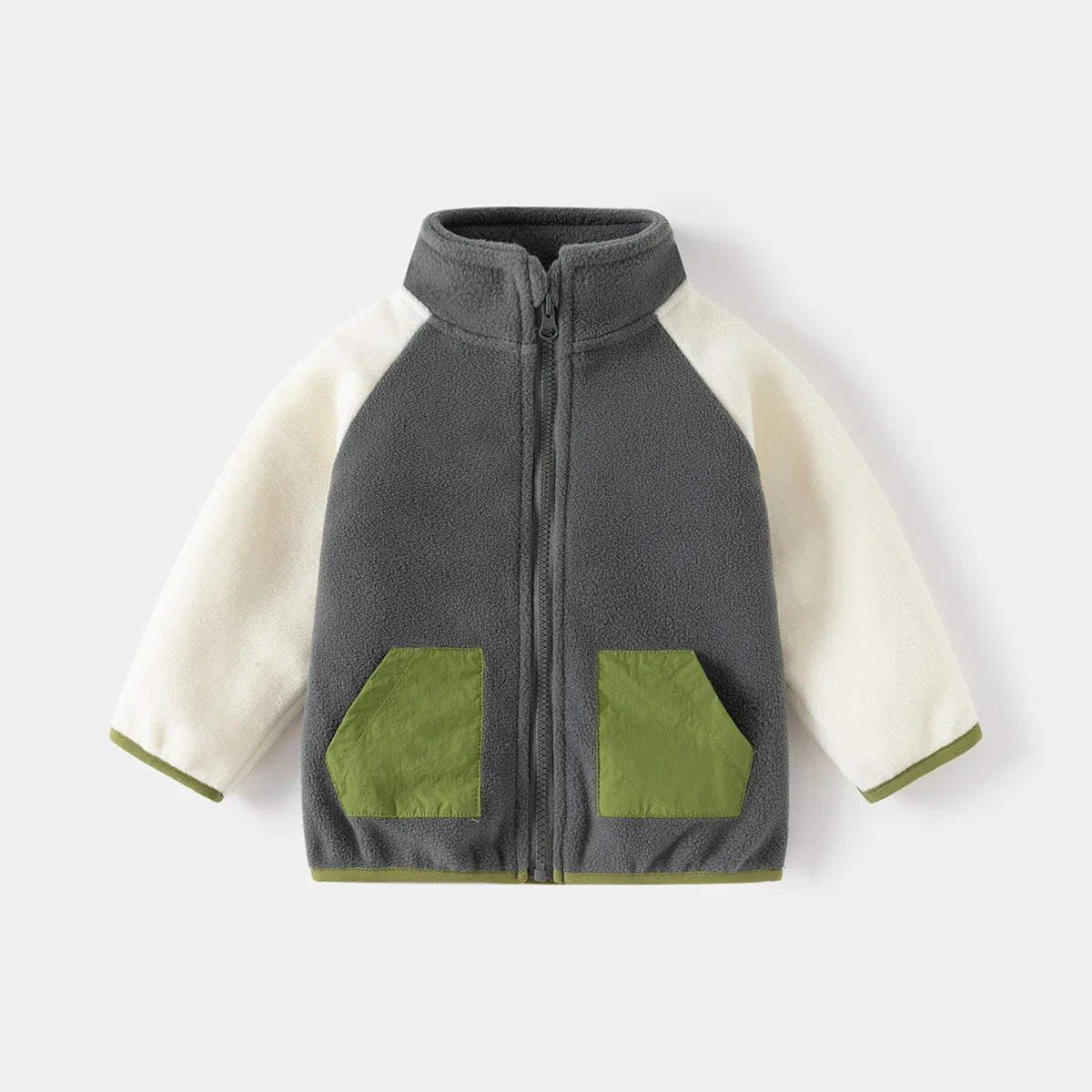 Ircomll New Children Boys Polar Fleece Jacket Autumn Winter Kids Coat Causal Toddler Stand Collar Zipper Outwear Boys Clothing