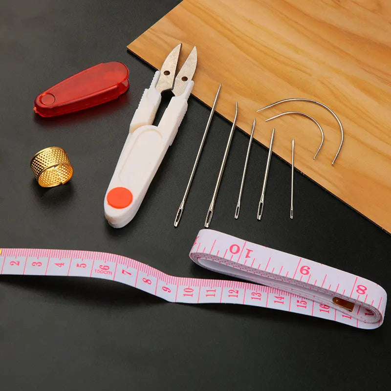 Leather Craft Tool Kit Leather Hand Sewing Repair Kit Stitching Punch Carving Work Groover Set DIY Tool Set Professional