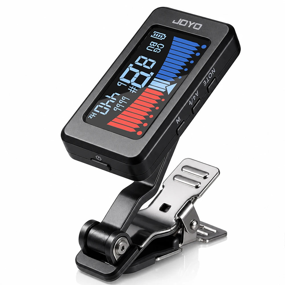 JOYO JT-480 Guitar Tuner Rechargeable Clip-on Digital Tuner 430-450Hz A4 Frequency Guitar Bass Ukulele Portable Tuner