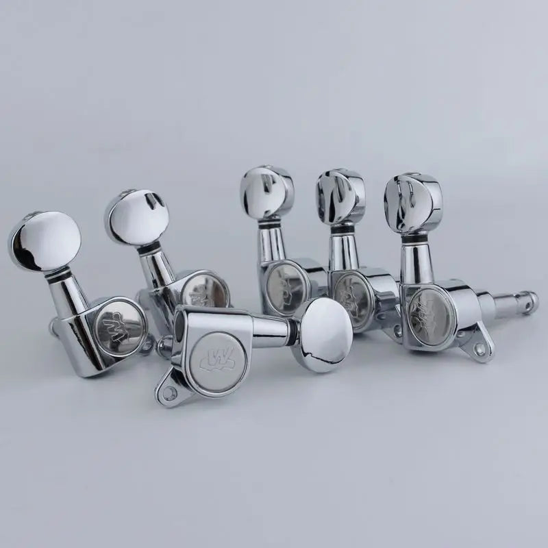 NEW Wilkinson CR WJN05 Electric Guitar Machine Heads Tuners 1:19 Mini Oval Tuner for ST TL Silver Tuning Pegs ( With packaging