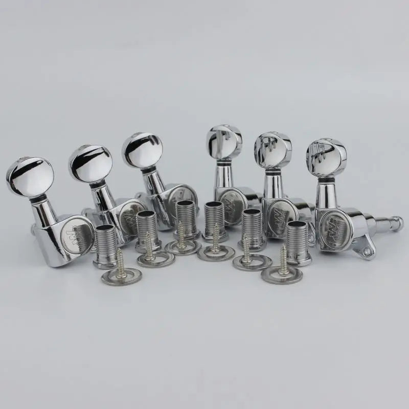 NEW Wilkinson CR WJN05 Electric Guitar Machine Heads Tuners 1:19 Mini Oval Tuner for ST TL Silver Tuning Pegs ( With packaging