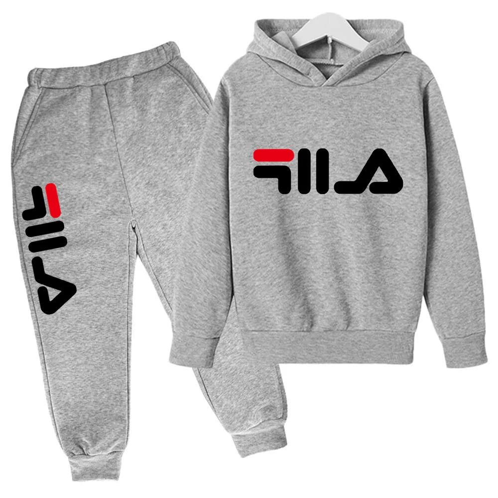 Spring Autumn New Fashion Kids Tracksuits 3-12 Years Boys and Girls Casual Sports Hoodie Tops+pants 2pcs Sets Children Clothes