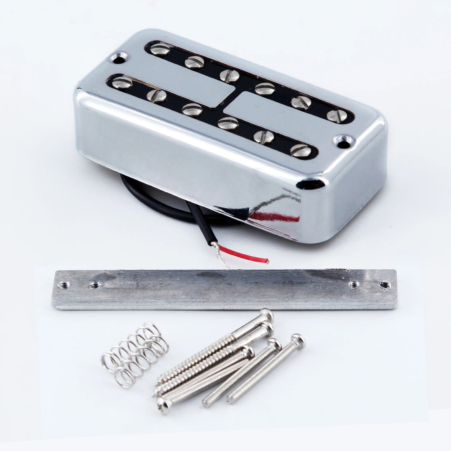 FLEOR Alnico II Electric Guitar Neck/Bridge Humbucker Pickup for FT Style Guitar, Chrome/Gold
