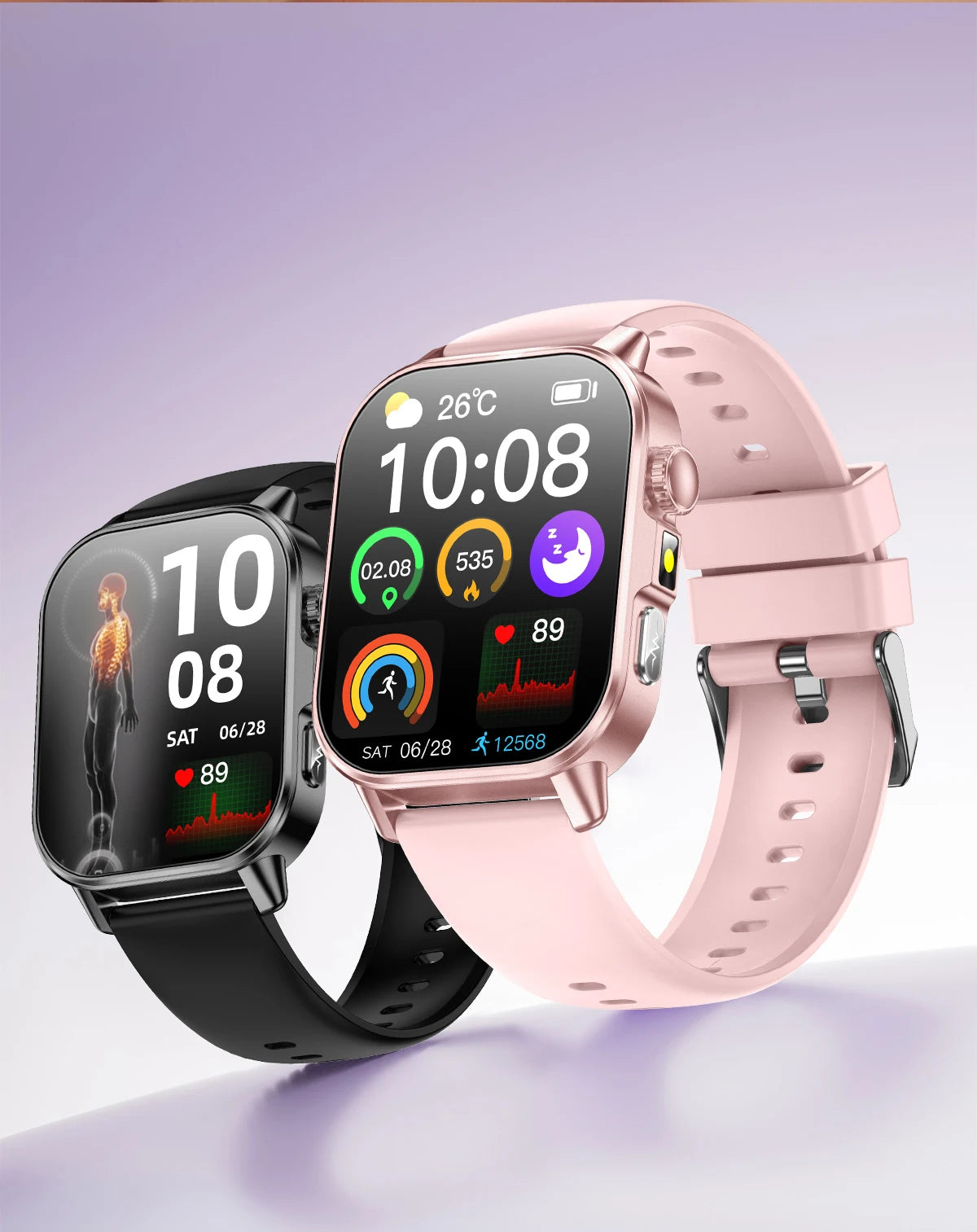 New Precise Health Care Smart Watch ECG+HRV Uric Acid Blood Lipids Emotional Perception Bluetooth Call Smartwatchs For Men Women