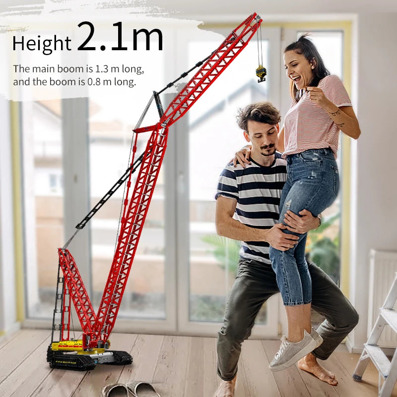Mould King 17015 Technical Car Toys The RC Crawler Crane LR13000 Building Block Assembly Truck Brick Set Kids Christmas Gift