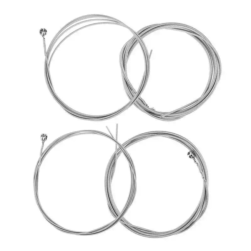 1Set Bass Strings 1mm 1.4mm 2mm 2.5mm  Smooth Anti-Rust 4-String Electric Bass Strings Instrument Accessory