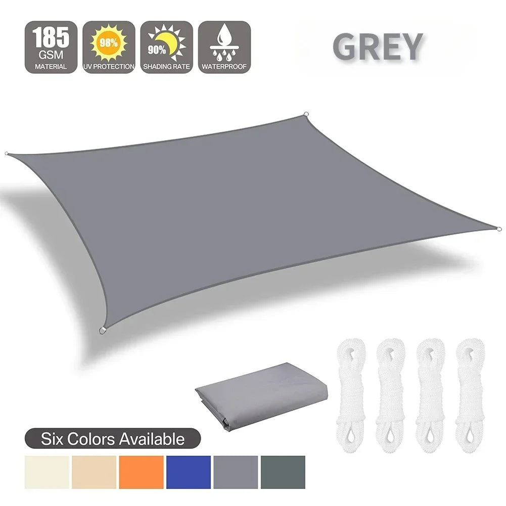 Waterproof Sun Shelter Sunshade Protection Shade Sail Awning Camping Shade Cloth Large For Outdoor Canopy Garden Patio 40%OFF
