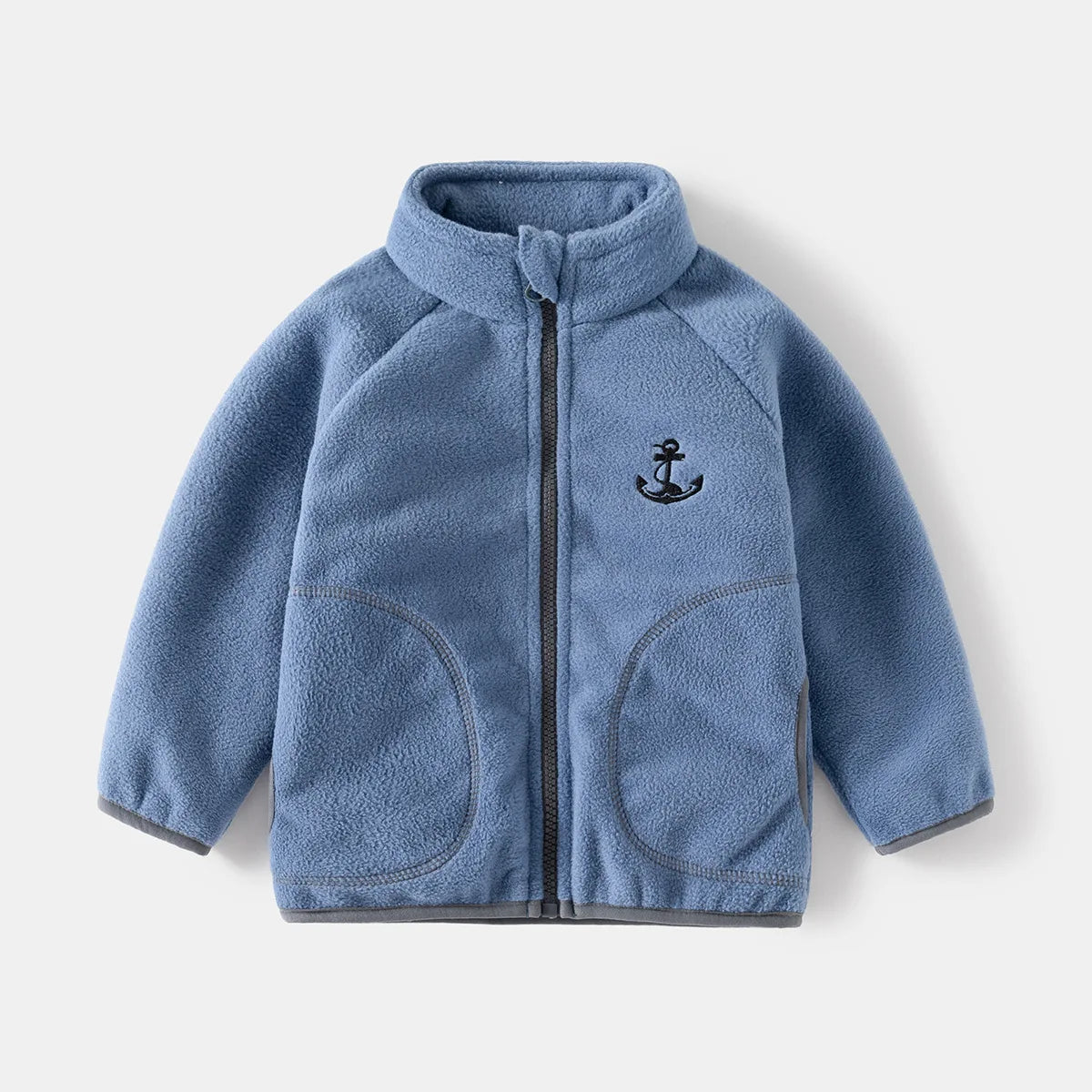 Ircomll New Children Boys Polar Fleece Jacket Autumn Winter Kids Coat Causal Toddler Stand Collar Zipper Outwear Boys Clothing