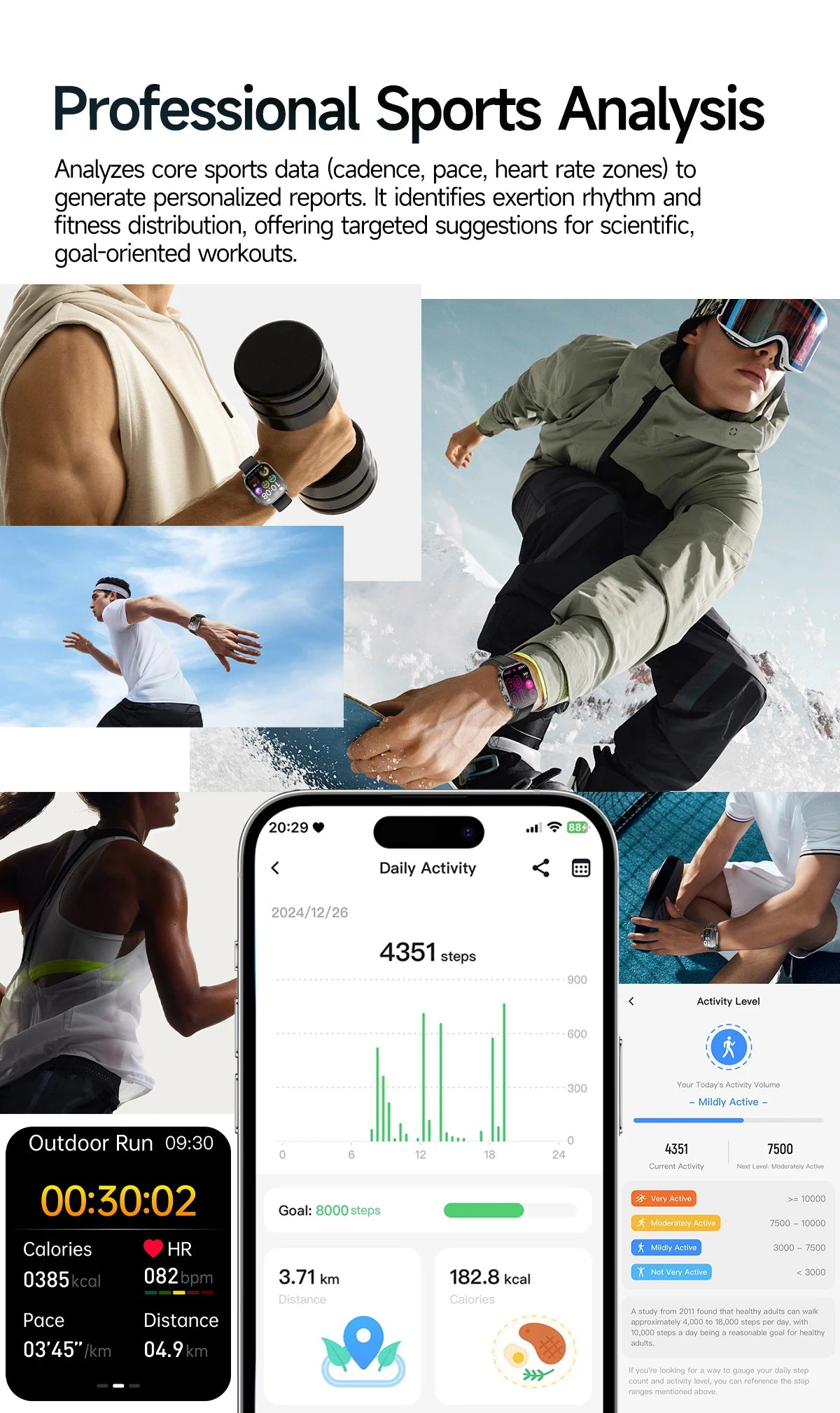 New Precise Health Care Smart Watch ECG+HRV Uric Acid Blood Lipids Emotional Perception Bluetooth Call Smartwatchs For Men Women