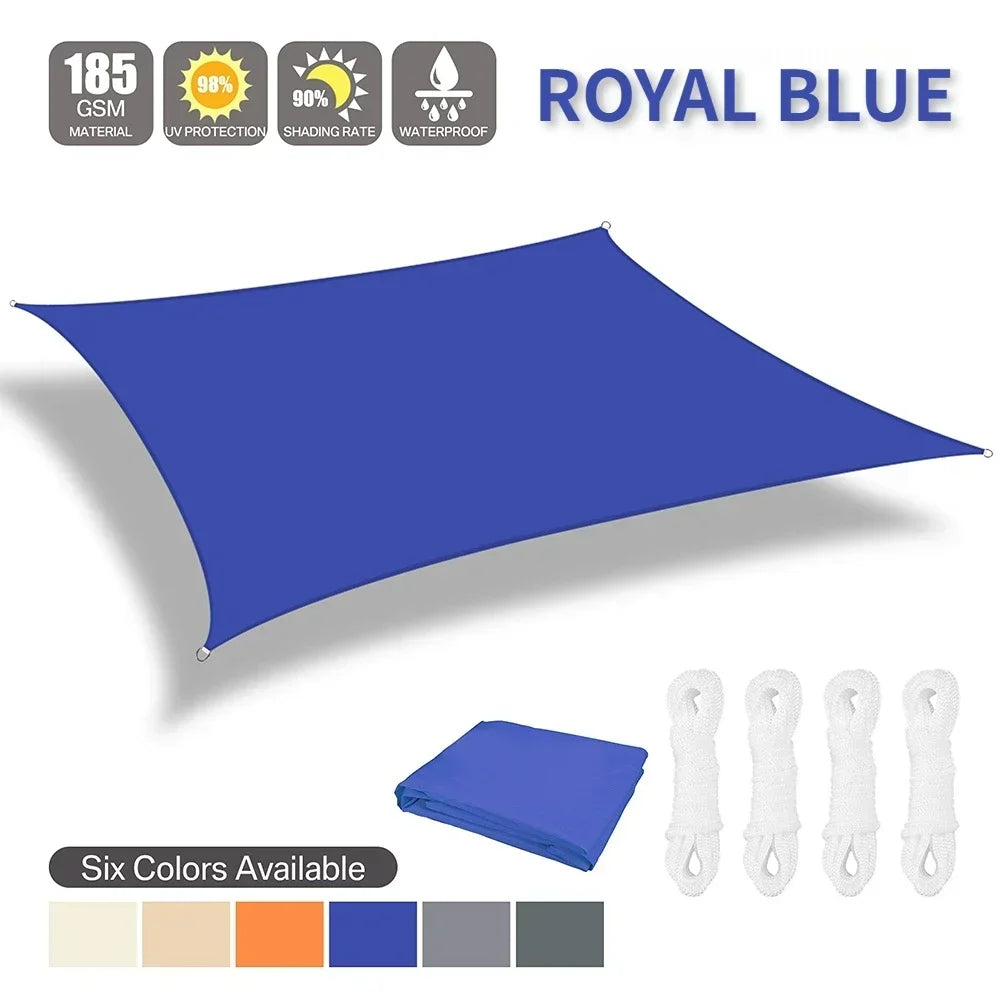 Waterproof Sun Shelter Sunshade Protection Shade Sail Awning Camping Shade Cloth Large For Outdoor Canopy Garden Patio 40%OFF