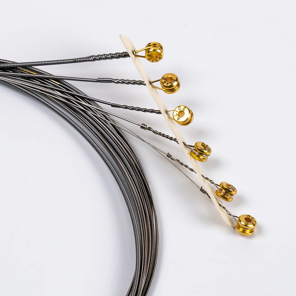Alice AE538 Electric Guitar Strings 09-42/10-46 Hexagonal Steel Core Stainless Steel Alloy For a Forceful Guitar Accessories