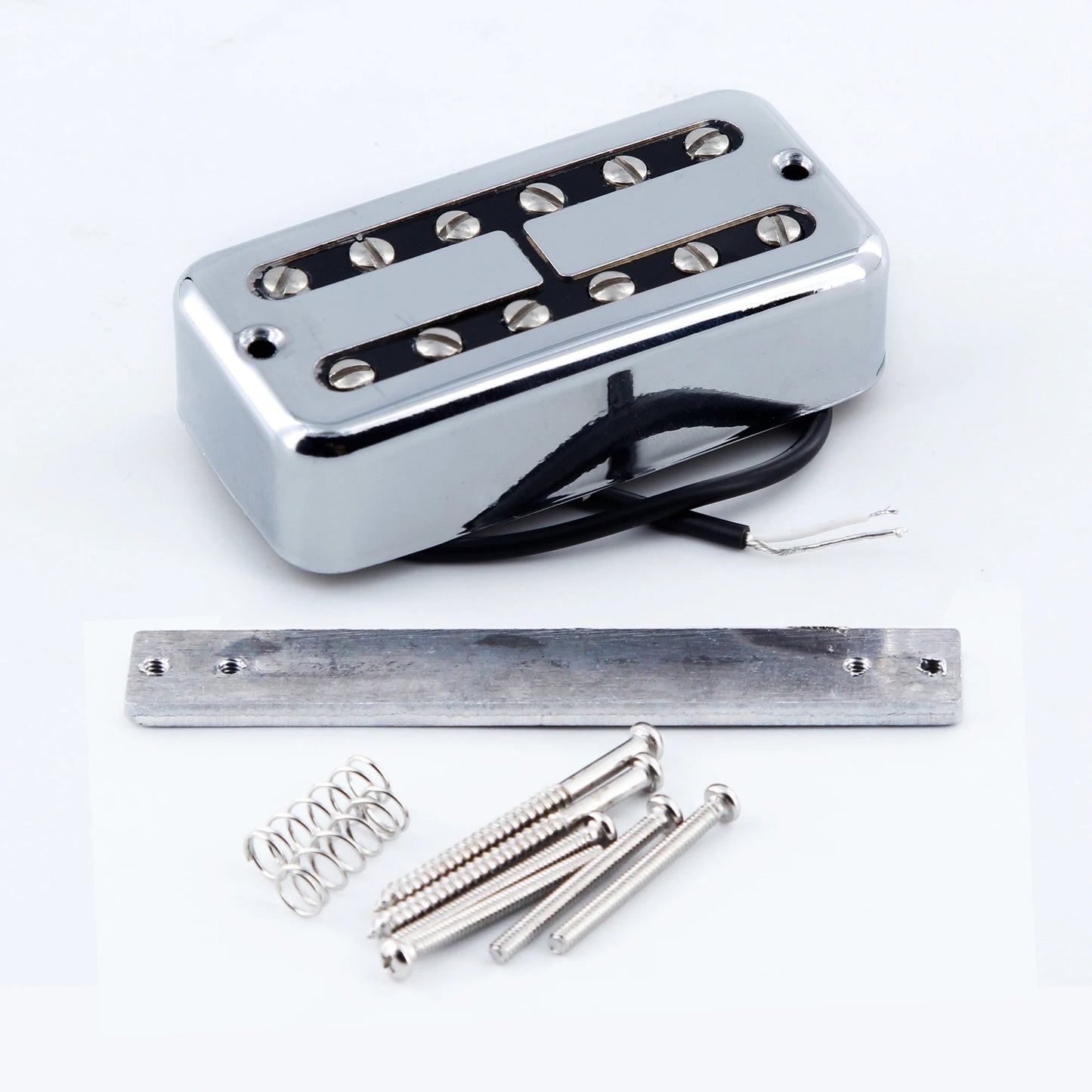 FLEOR Alnico II Electric Guitar Neck/Bridge Humbucker Pickup for FT Style Guitar, Chrome/Gold