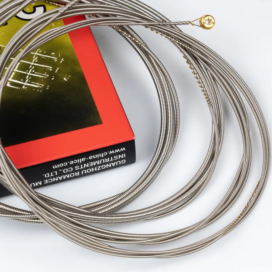 Alice A608 Electric Bass String 4-Strings Set Hexagonal Core Nickel Alloy Wound Medium Light for Choose
