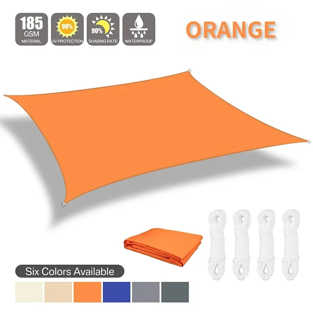 Waterproof Sun Shelter Sunshade Protection Shade Sail Awning Camping Shade Cloth Large For Outdoor Canopy Garden Patio 40%OFF
