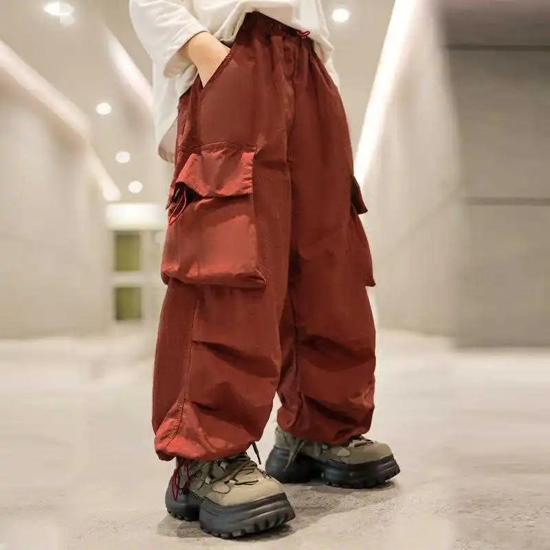 Teenage Girls Clothing Children Pants Kids Clothes Summer Streetwear Hip-hop Street Dance Casual Cargo Pants Fashion