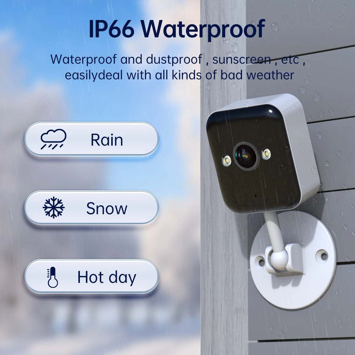 JOOAN 3MP Wifi IP Camera Motion Detection Two-way audio Baby Monitor Smart Home Security Camera