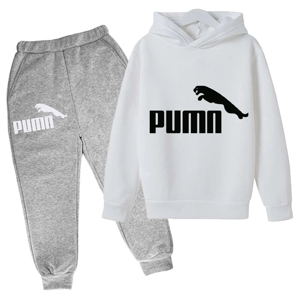 Spring Autumn New Fashion Kids Tracksuits 3-12 Years Boys and Girls Casual Sports Hoodie Tops+pants 2pcs Sets Children Clothes