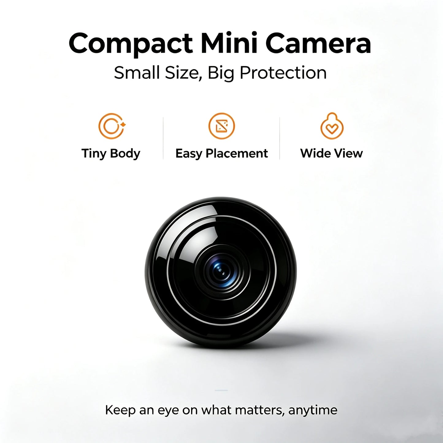 Y43  Baby Monitor Camera, Wireless WiFi Home HD Night Vision Baby Care Two-Way Audio Security Cam