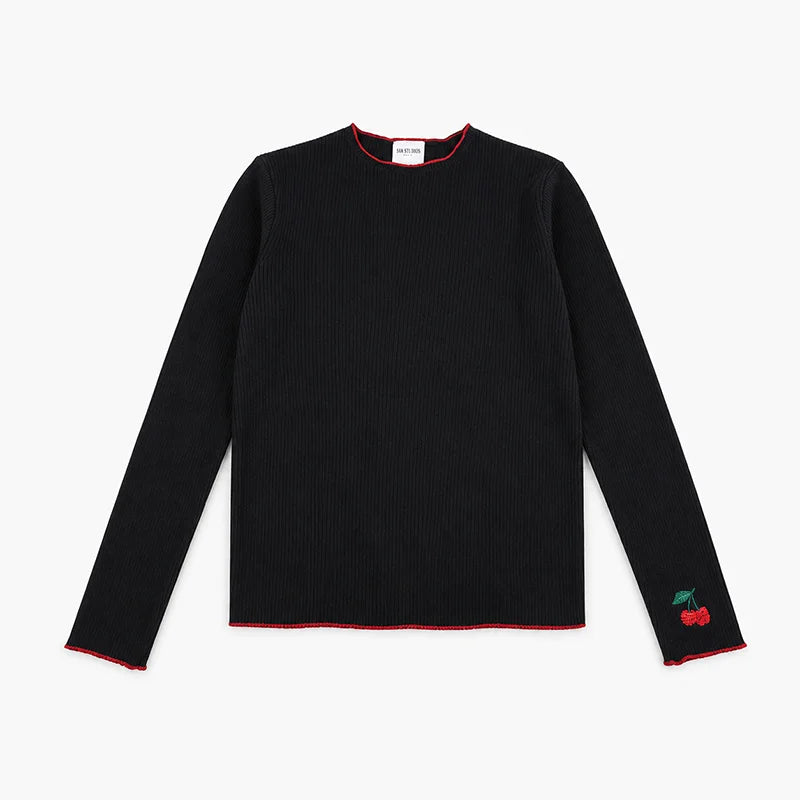 Denim Black Family Matching Set Long Sleeve Children's Clothing - Girl Dress Boys Casual Shirt Baby Rompers with Logo Embroidery