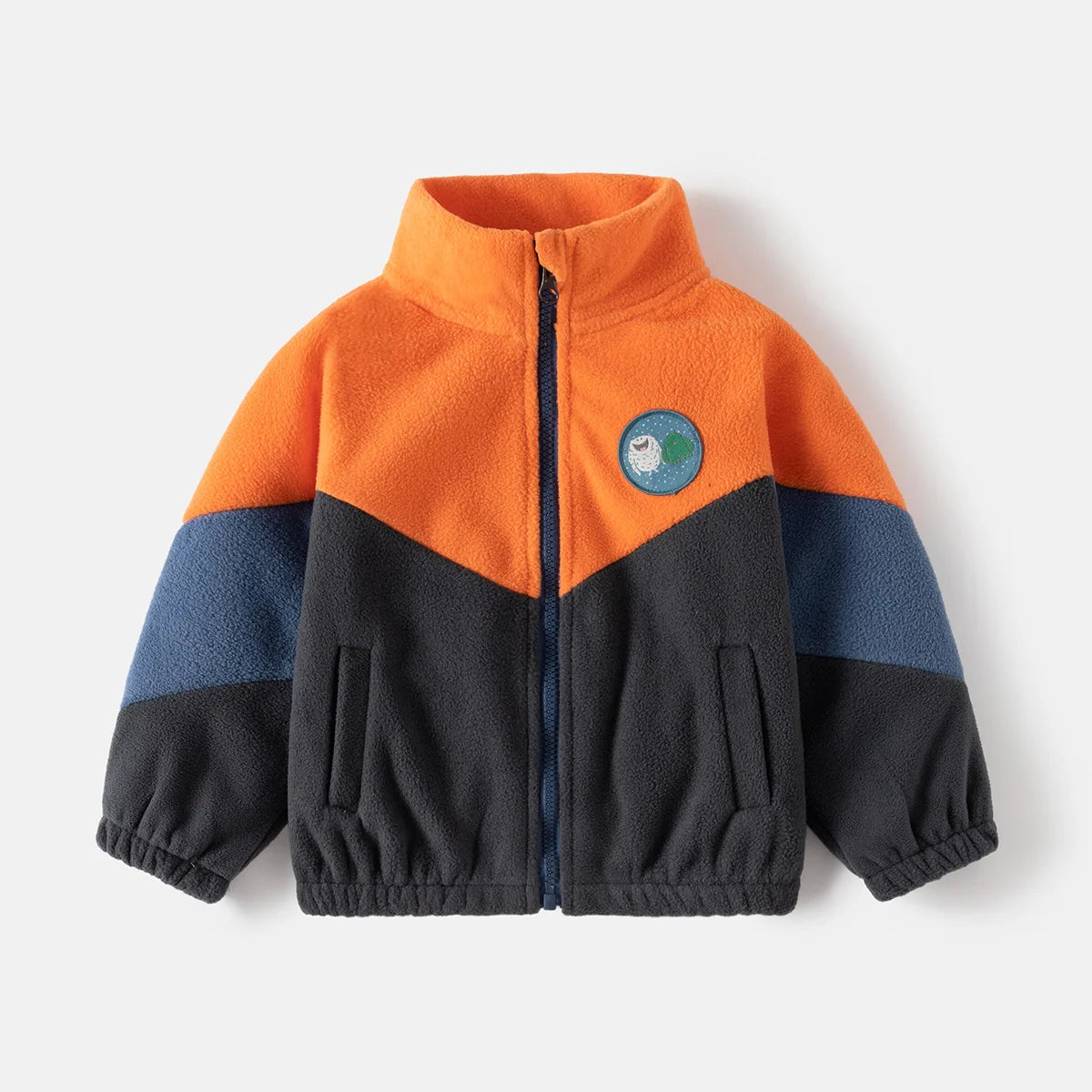 Ircomll New Children Boys Polar Fleece Jacket Autumn Winter Kids Coat Causal Toddler Stand Collar Zipper Outwear Boys Clothing