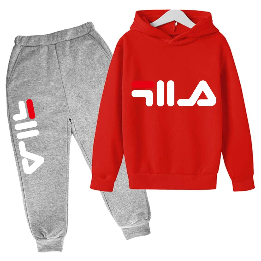 Spring Autumn New Fashion Kids Tracksuits 3-12 Years Boys and Girls Casual Sports Hoodie Tops+pants 2pcs Sets Children Clothes