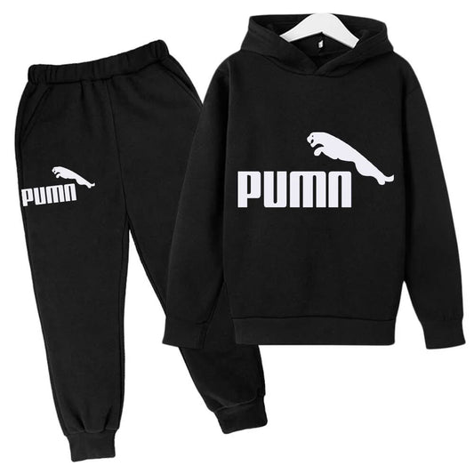 Spring Autumn New Fashion Kids Tracksuits 3-12 Years Boys and Girls Casual Sports Hoodie Tops+pants 2pcs Sets Children Clothes