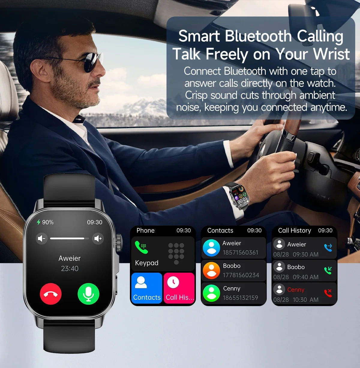 New Precise Health Care Smart Watch ECG+HRV Uric Acid Blood Lipids Emotional Perception Bluetooth Call Smartwatchs For Men Women