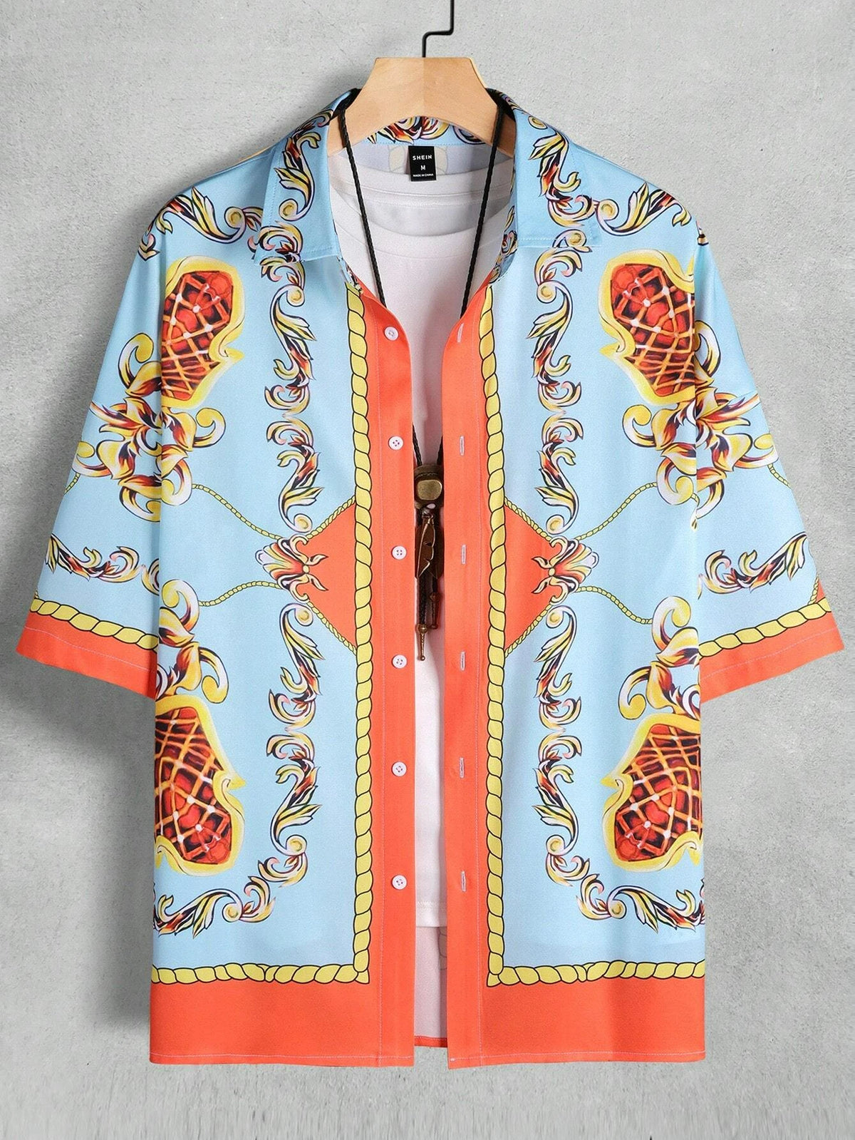 Vintage Men Shirts Sets Summer 3D Print Beach Short Sleeve Shirt Shorts Casual Trip Mens Hawaiian 2 Piece Suit S-5XL Man Blouse