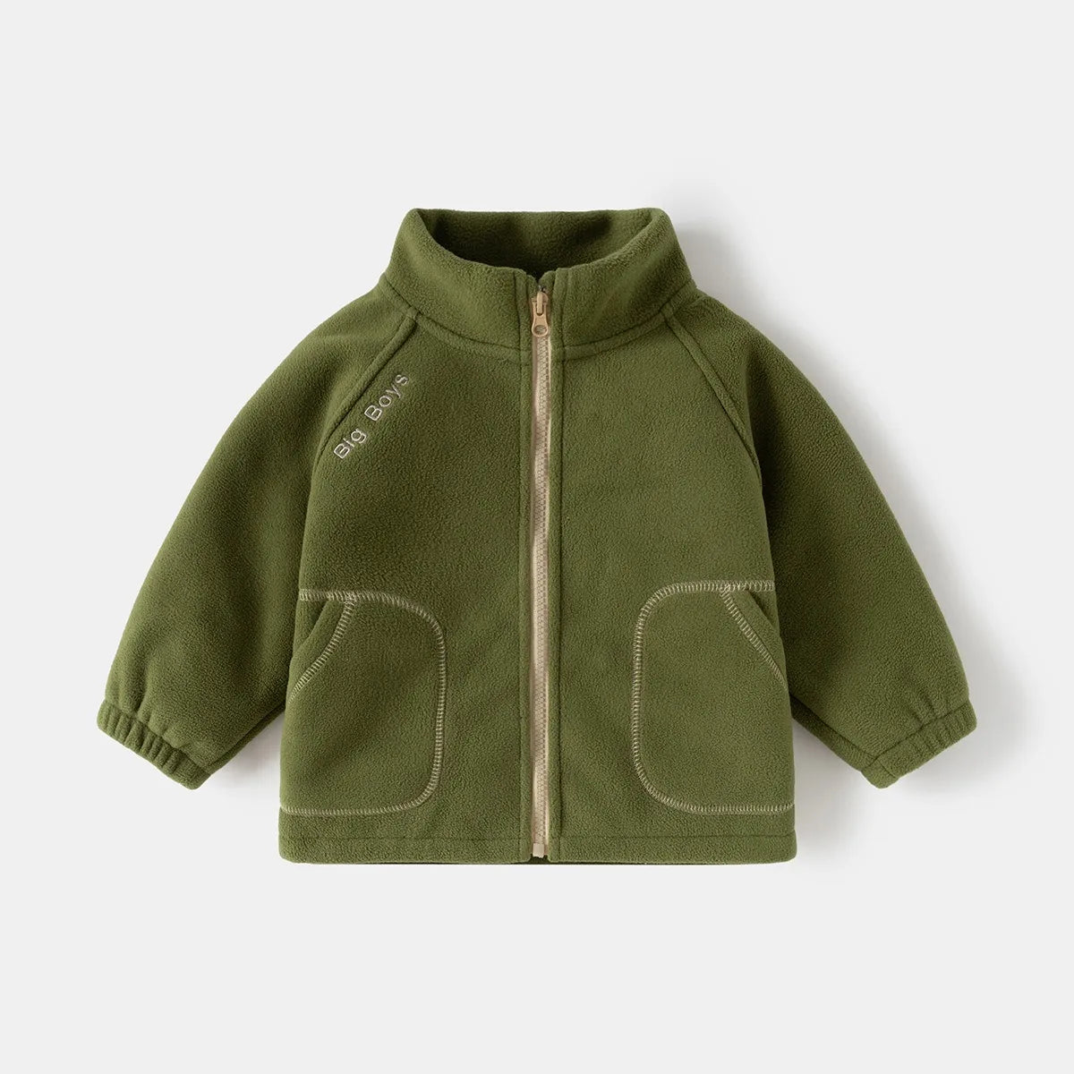 Ircomll New Children Boys Polar Fleece Jacket Autumn Winter Kids Coat Causal Toddler Stand Collar Zipper Outwear Boys Clothing