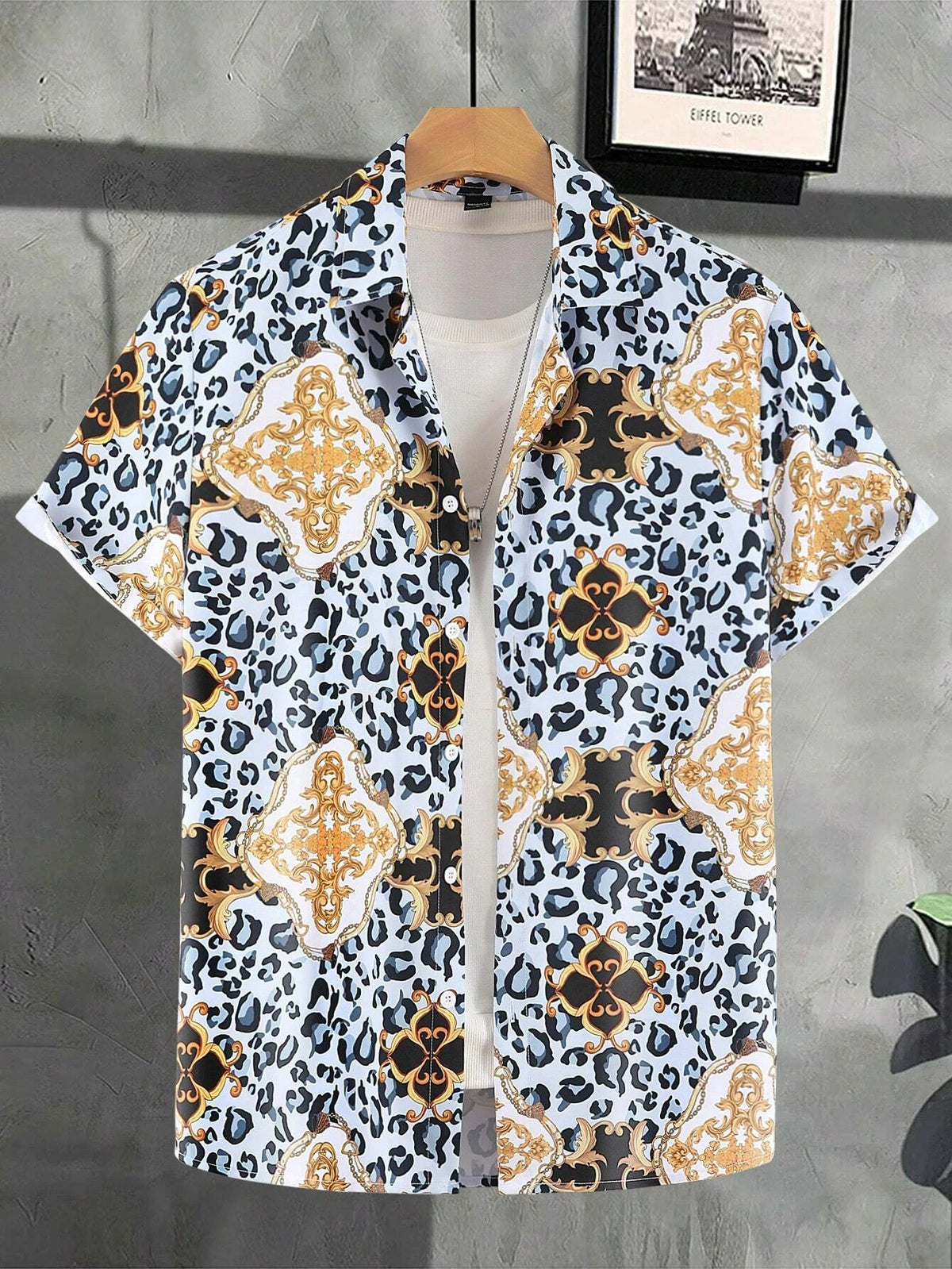 Vintage Men Shirts Sets Summer 3D Print Beach Short Sleeve Shirt Shorts Casual Trip Mens Hawaiian 2 Piece Suit S-5XL Man Blouse