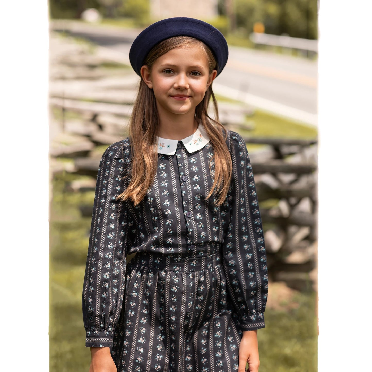 AP AW25 Duchess Collection Floral Printing Dress Elegant Clothing Set Boys Blazer Brothers Sisters Family Matching Outfits
