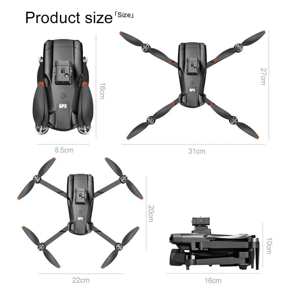 Lenovo V198MAX GPS Return Drone 5G 8K HD Dual Camera Dron Remote With Screen Laser Obstacle Avoidance Drone RC Toys Gifts FPV