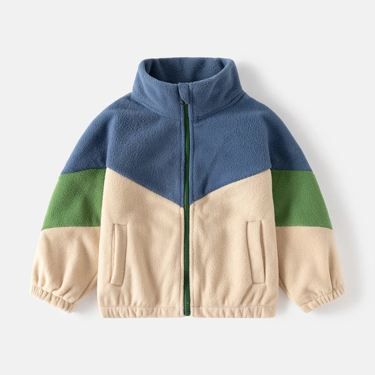 Ircomll New Children Boys Polar Fleece Jacket Autumn Winter Kids Coat Causal Toddler Stand Collar Zipper Outwear Boys Clothing