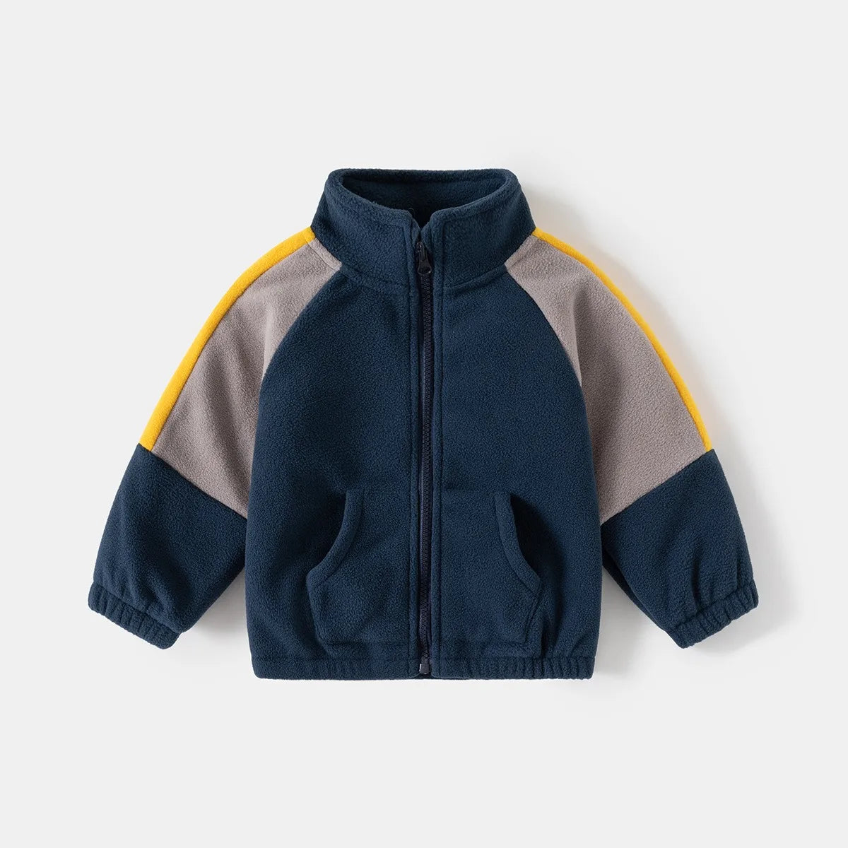 Ircomll New Children Boys Polar Fleece Jacket Autumn Winter Kids Coat Causal Toddler Stand Collar Zipper Outwear Boys Clothing