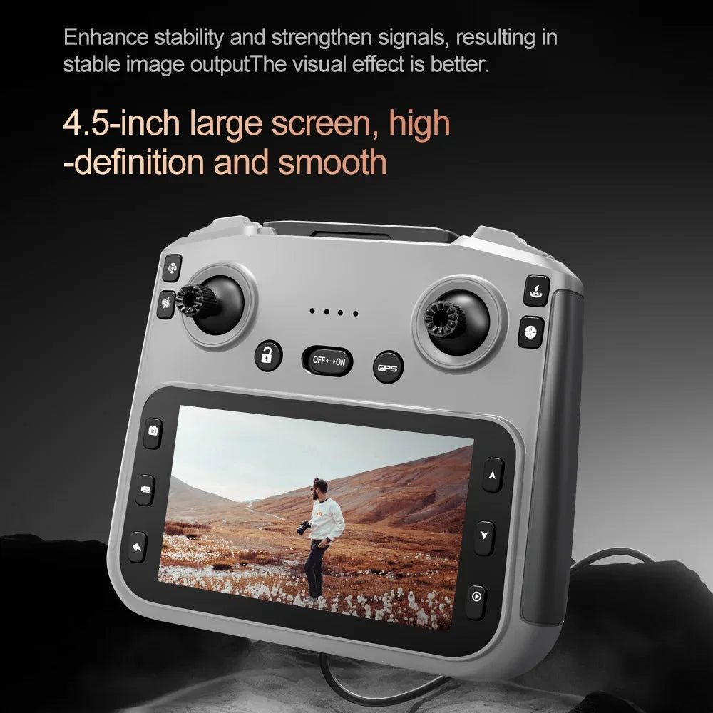 Lenovo V198MAX GPS Return Drone 5G 8K HD Dual Camera Dron Remote With Screen Laser Obstacle Avoidance Drone RC Toys Gifts FPV