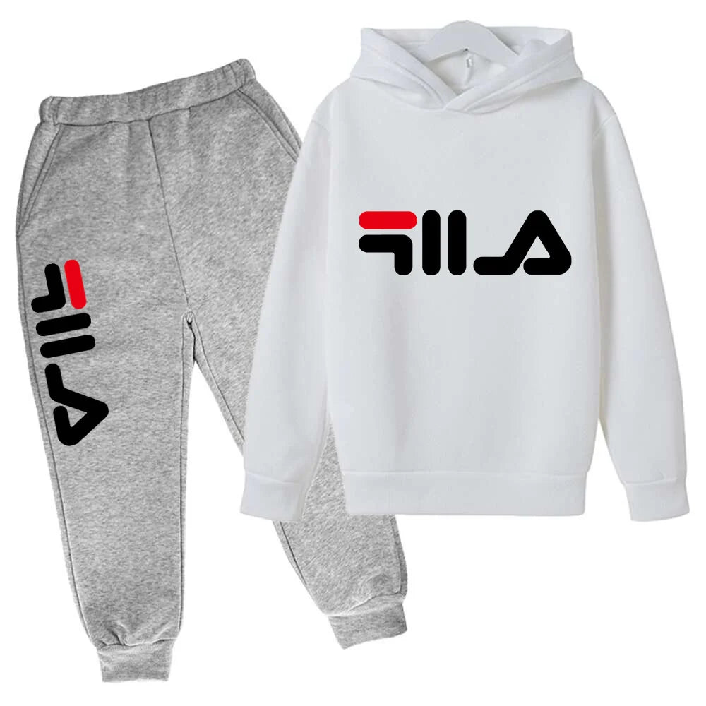Spring Autumn New Fashion Kids Tracksuits 3-12 Years Boys and Girls Casual Sports Hoodie Tops+pants 2pcs Sets Children Clothes