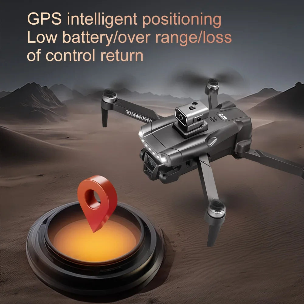 Lenovo V198MAX GPS Return Drone 5G 8K HD Dual Camera Dron Remote With Screen Laser Obstacle Avoidance Drone RC Toys Gifts FPV
