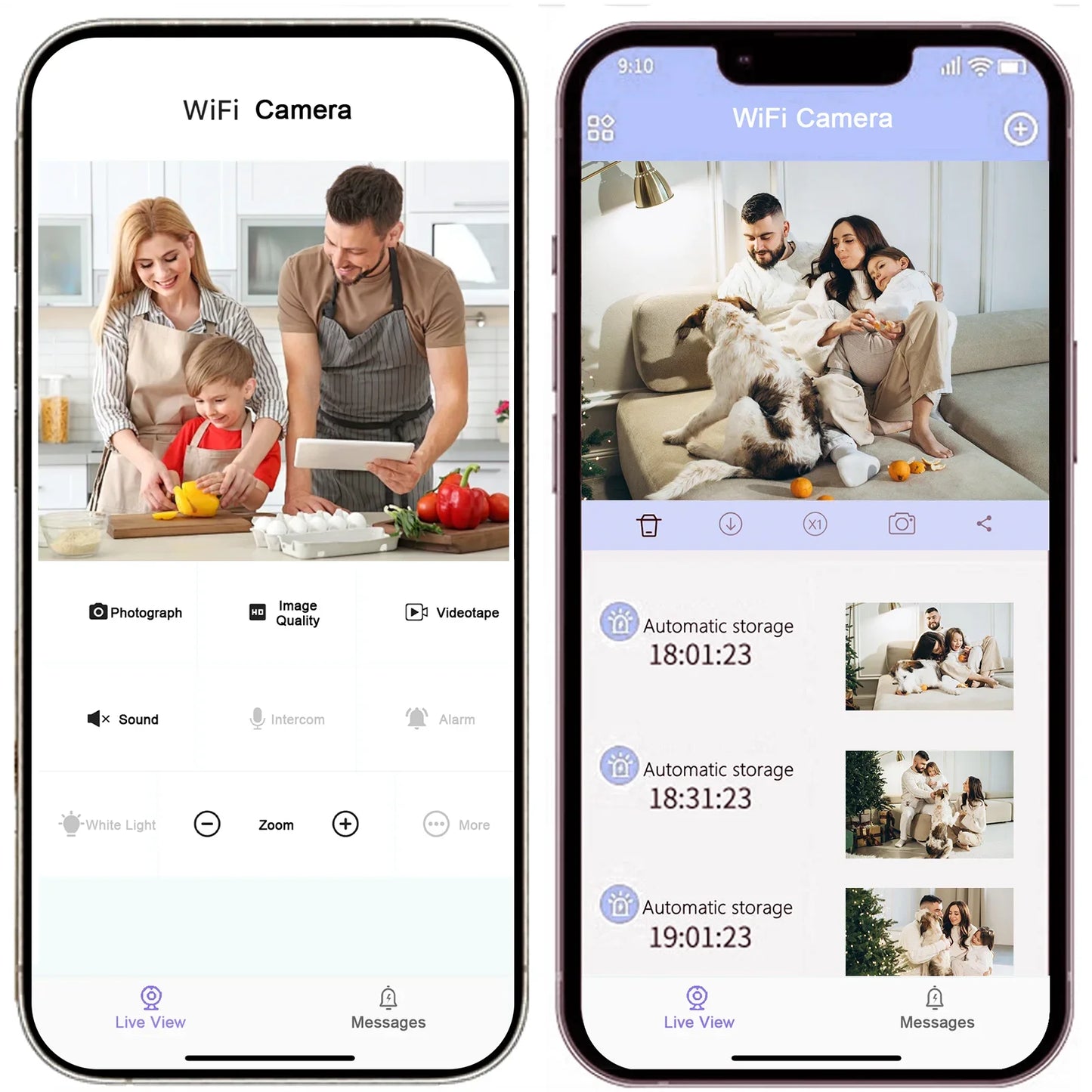 R13  Only 0.9-inch Mini Camera, 360° Panoramic Shooting, Smart Home, Wireless Elderly & Baby Monitor