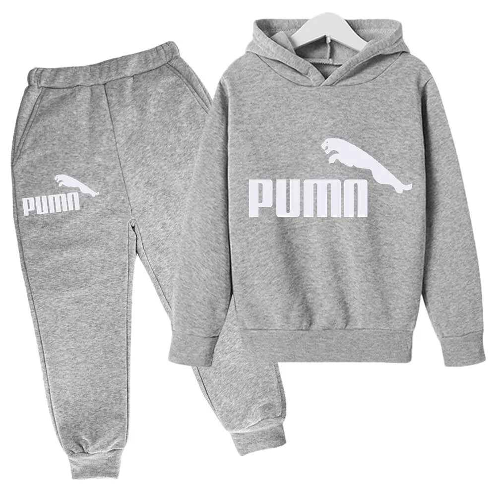 Spring Autumn New Fashion Kids Tracksuits 3-12 Years Boys and Girls Casual Sports Hoodie Tops+pants 2pcs Sets Children Clothes