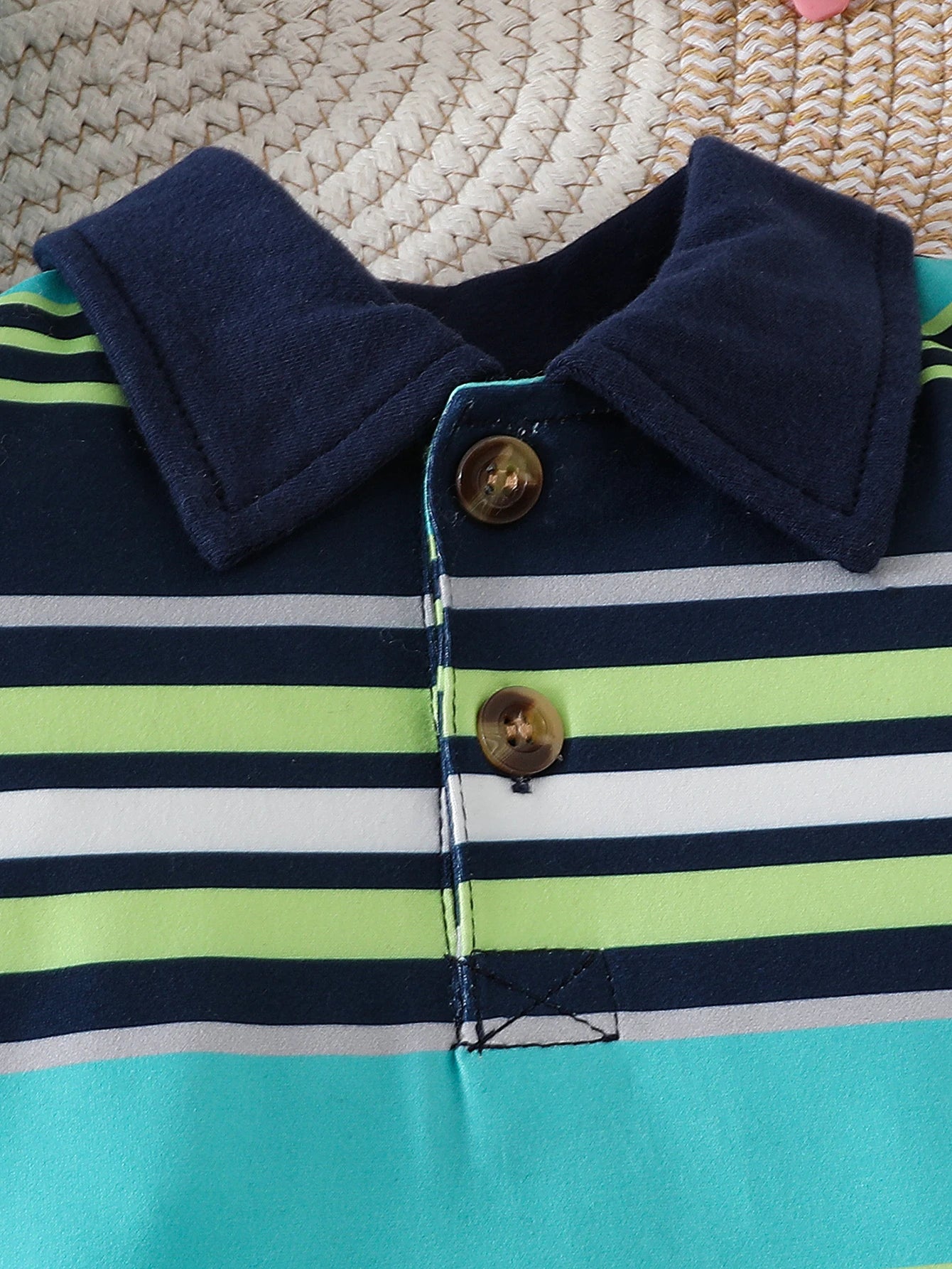 Baby boy's popular cute style multi-color mixed Polo shirt onesie