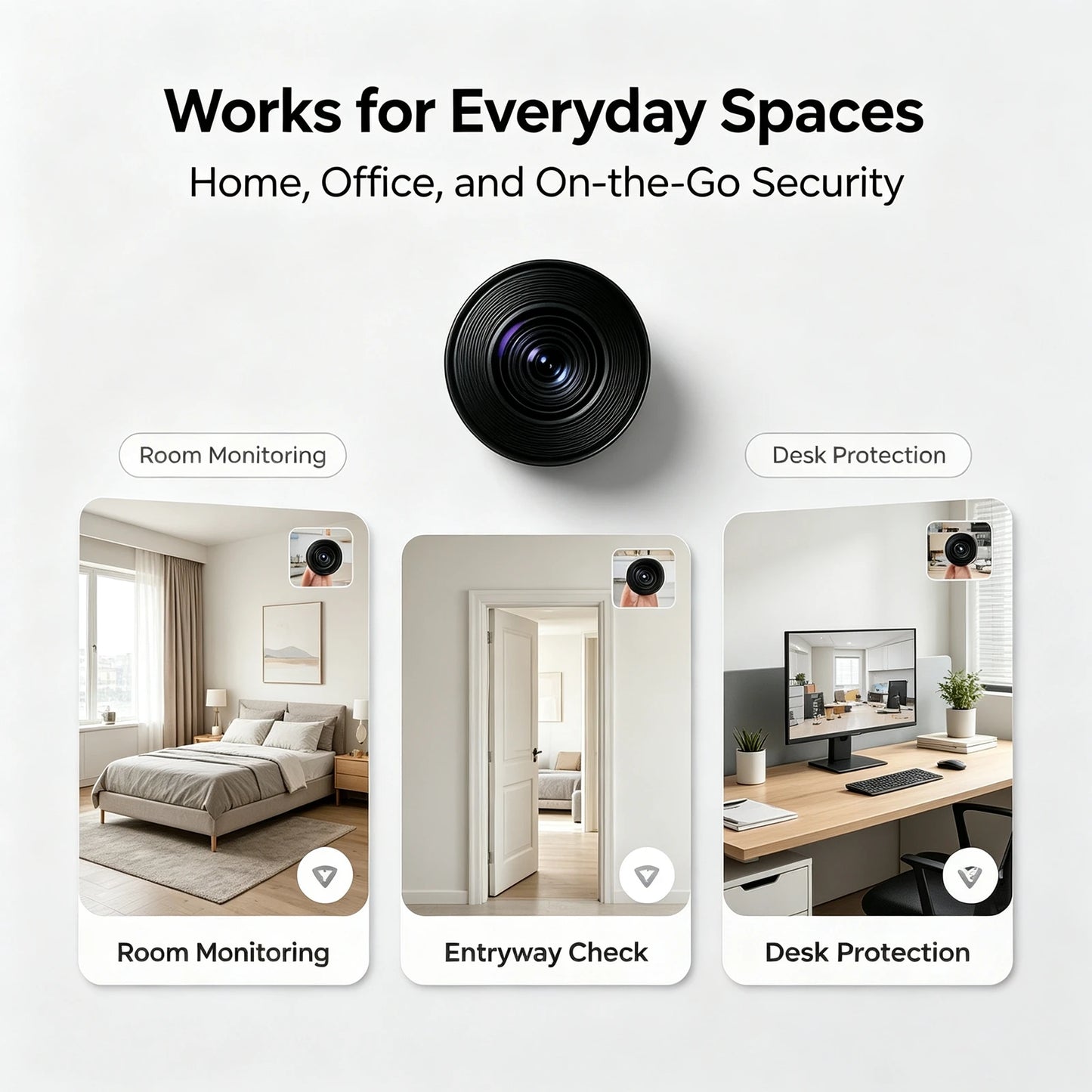 Y43  Baby Monitor Camera, Wireless WiFi Home HD Night Vision Baby Care Two-Way Audio Security Cam