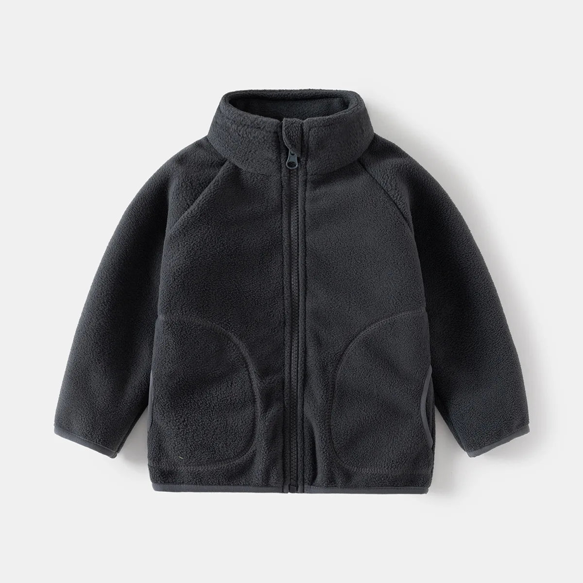 Ircomll New Children Boys Polar Fleece Jacket Autumn Winter Kids Coat Causal Toddler Stand Collar Zipper Outwear Boys Clothing