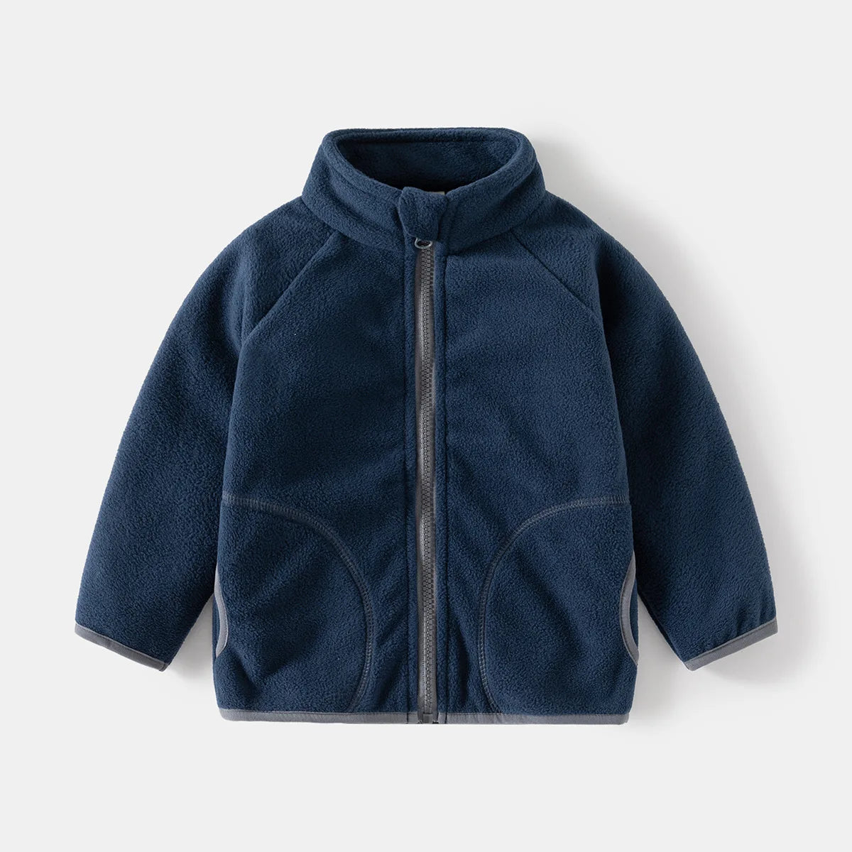 Ircomll New Children Boys Polar Fleece Jacket Autumn Winter Kids Coat Causal Toddler Stand Collar Zipper Outwear Boys Clothing