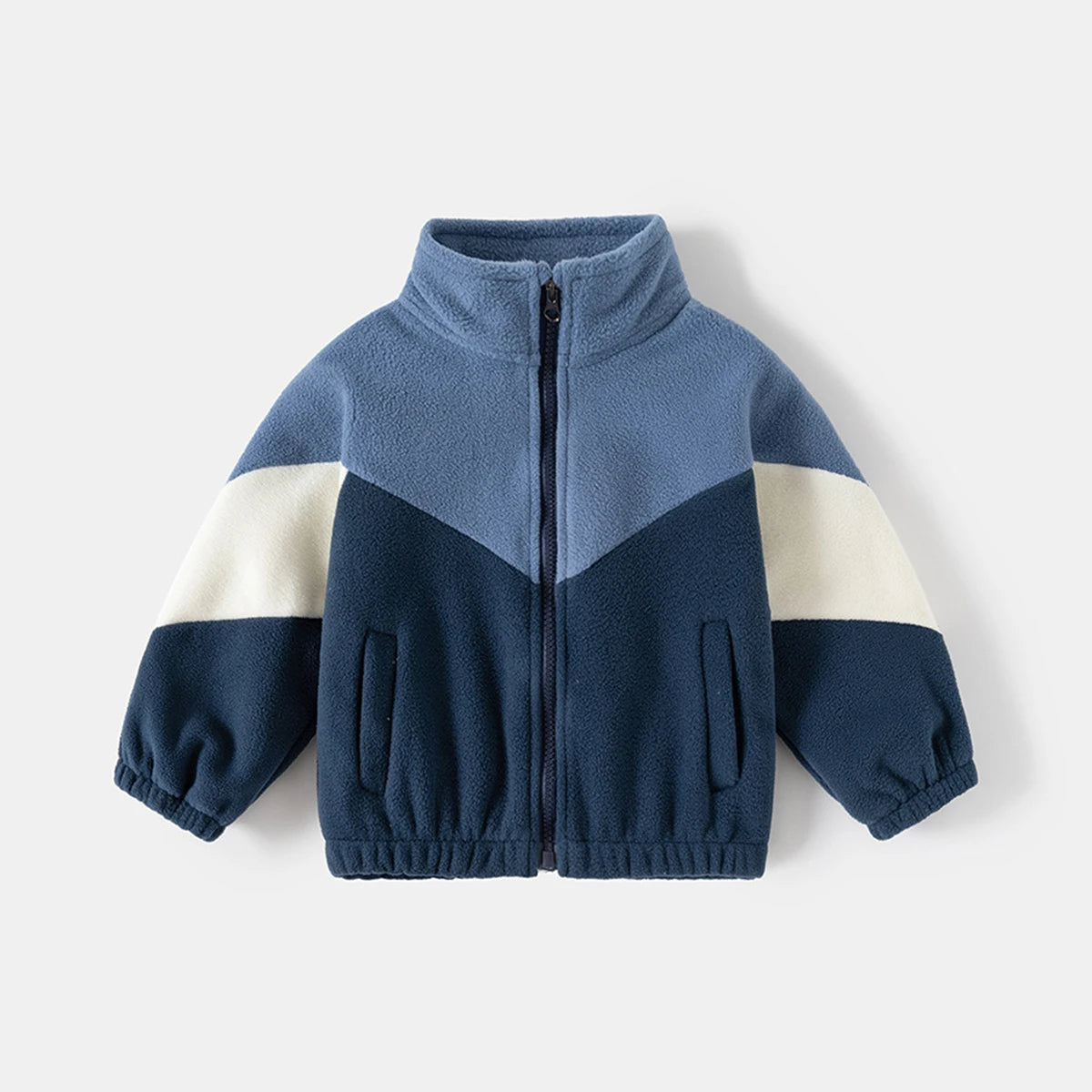 Ircomll New Children Boys Polar Fleece Jacket Autumn Winter Kids Coat Causal Toddler Stand Collar Zipper Outwear Boys Clothing