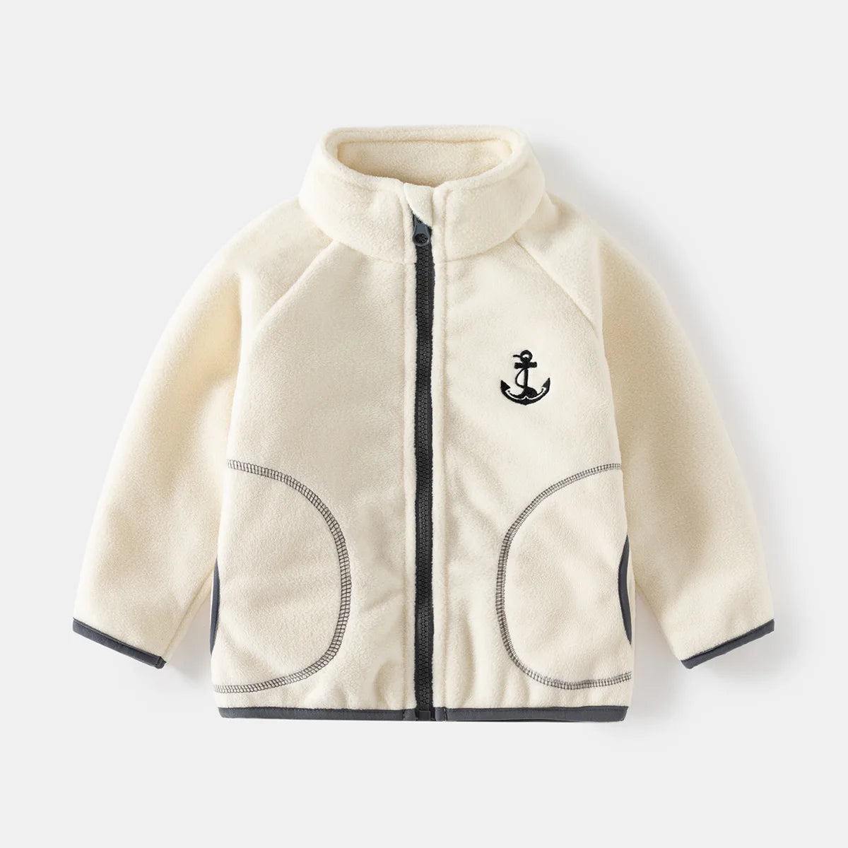 Ircomll New Children Boys Polar Fleece Jacket Autumn Winter Kids Coat Causal Toddler Stand Collar Zipper Outwear Boys Clothing