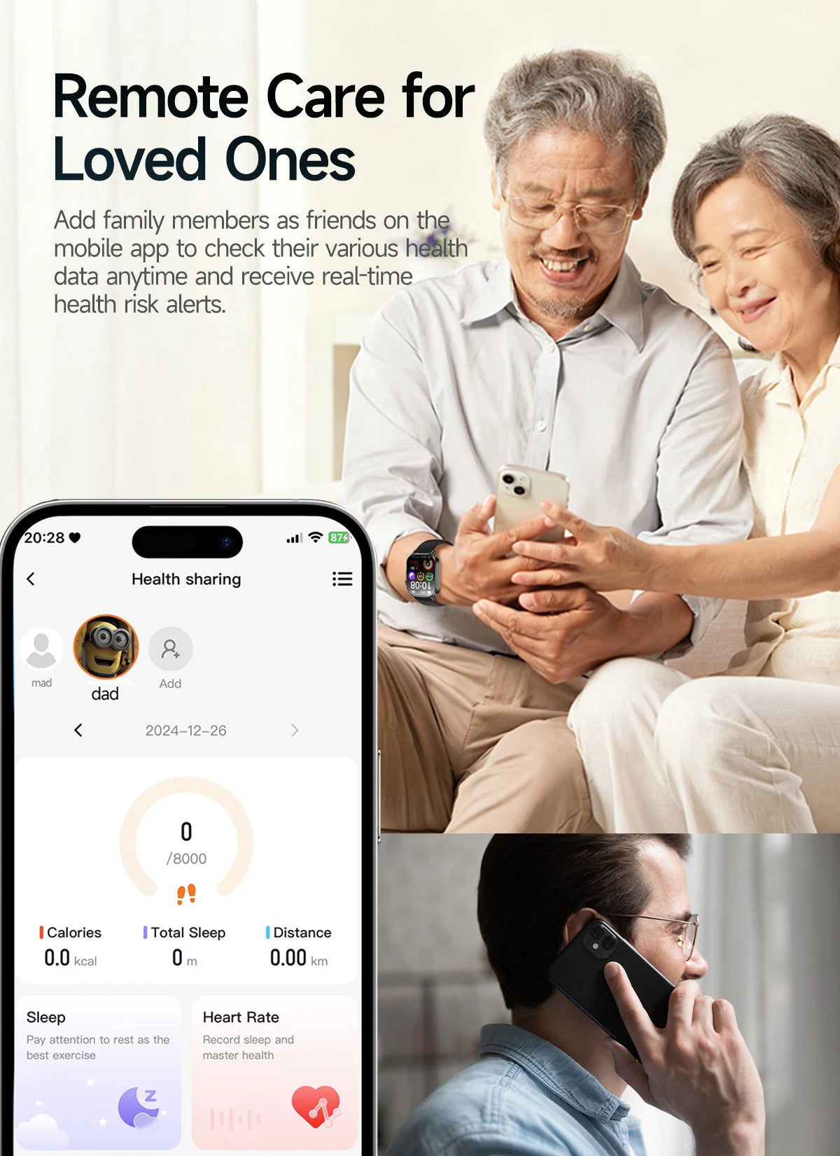 New Precise Health Care Smart Watch ECG+HRV Uric Acid Blood Lipids Emotional Perception Bluetooth Call Smartwatchs For Men Women