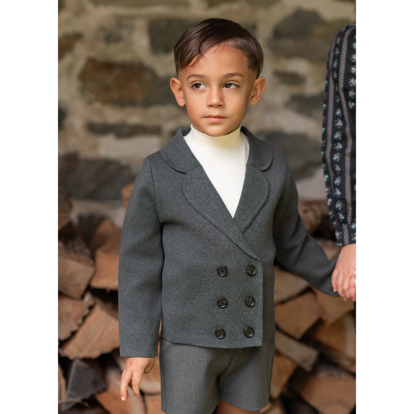 AP AW25 Duchess Collection Floral Printing Dress Elegant Clothing Set Boys Blazer Brothers Sisters Family Matching Outfits