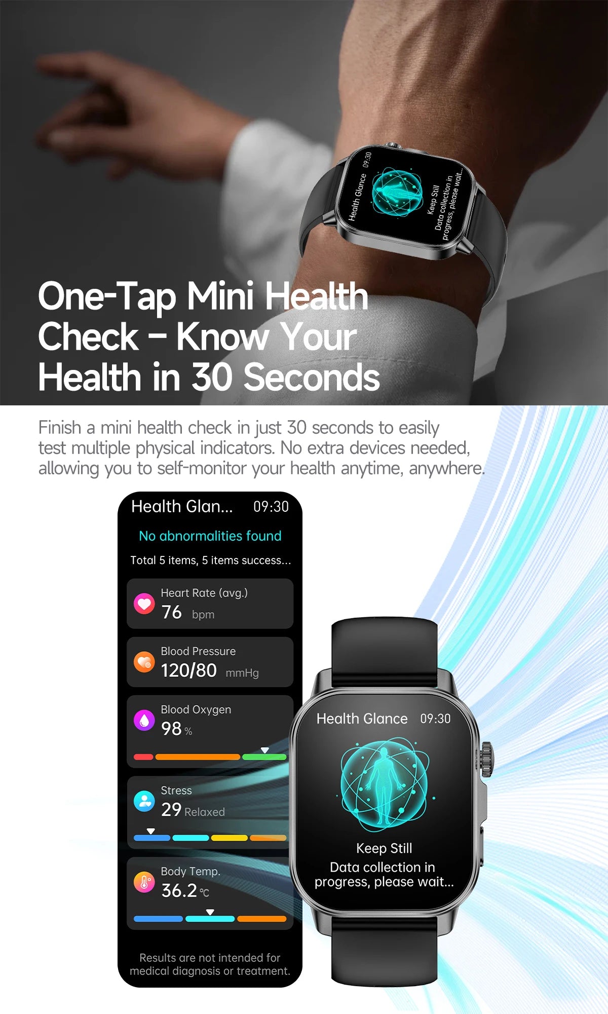 New Precise Health Care Smart Watch ECG+HRV Uric Acid Blood Lipids Emotional Perception Bluetooth Call Smartwatchs For Men Women