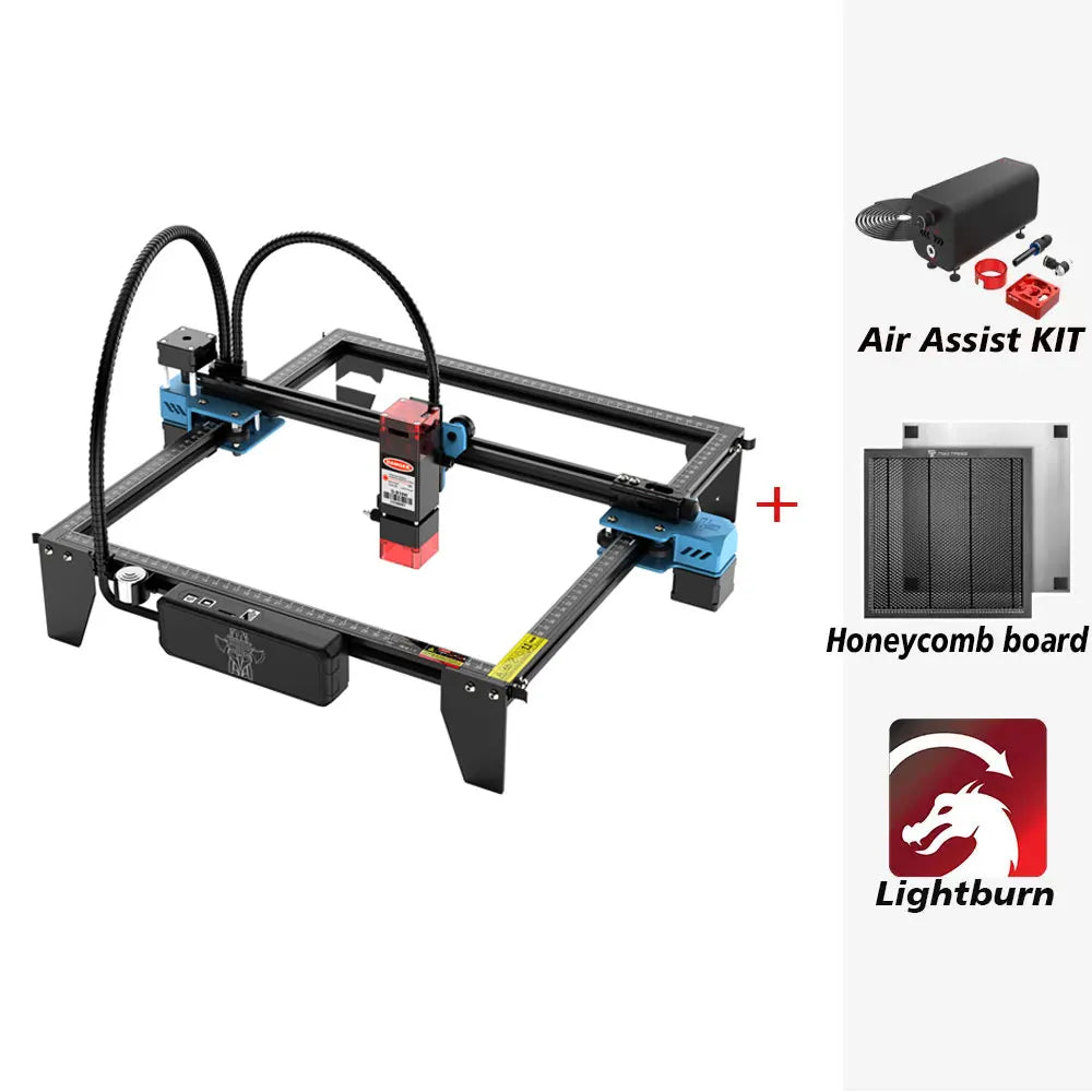 TwoTrees TTS-10 Pro Laser Engraver Stainless Steel Engraving Machine DIY Woodwork Cutting Machine 445±5nm Blue Light Cnc Machine