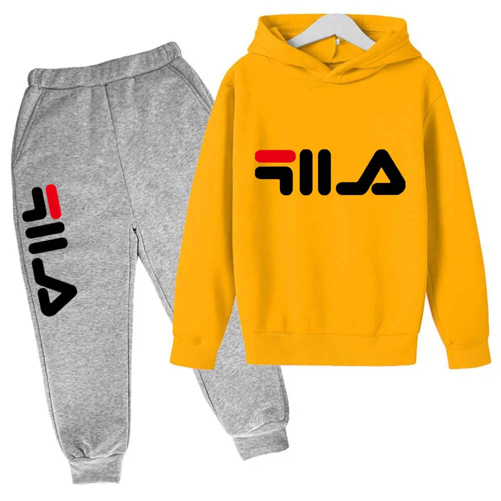 Spring Autumn New Fashion Kids Tracksuits 3-12 Years Boys and Girls Casual Sports Hoodie Tops+pants 2pcs Sets Children Clothes